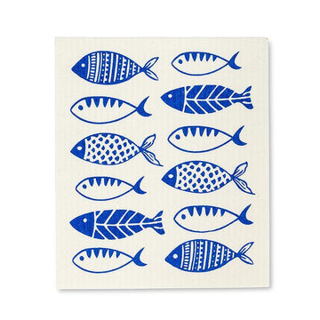 Simple Fish Dishcloths Set of 2